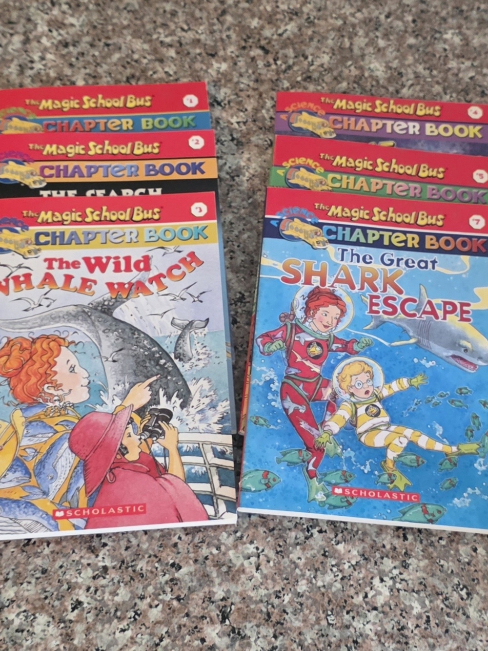 Scholastic The Magic School Bus Chapter Books Vintage